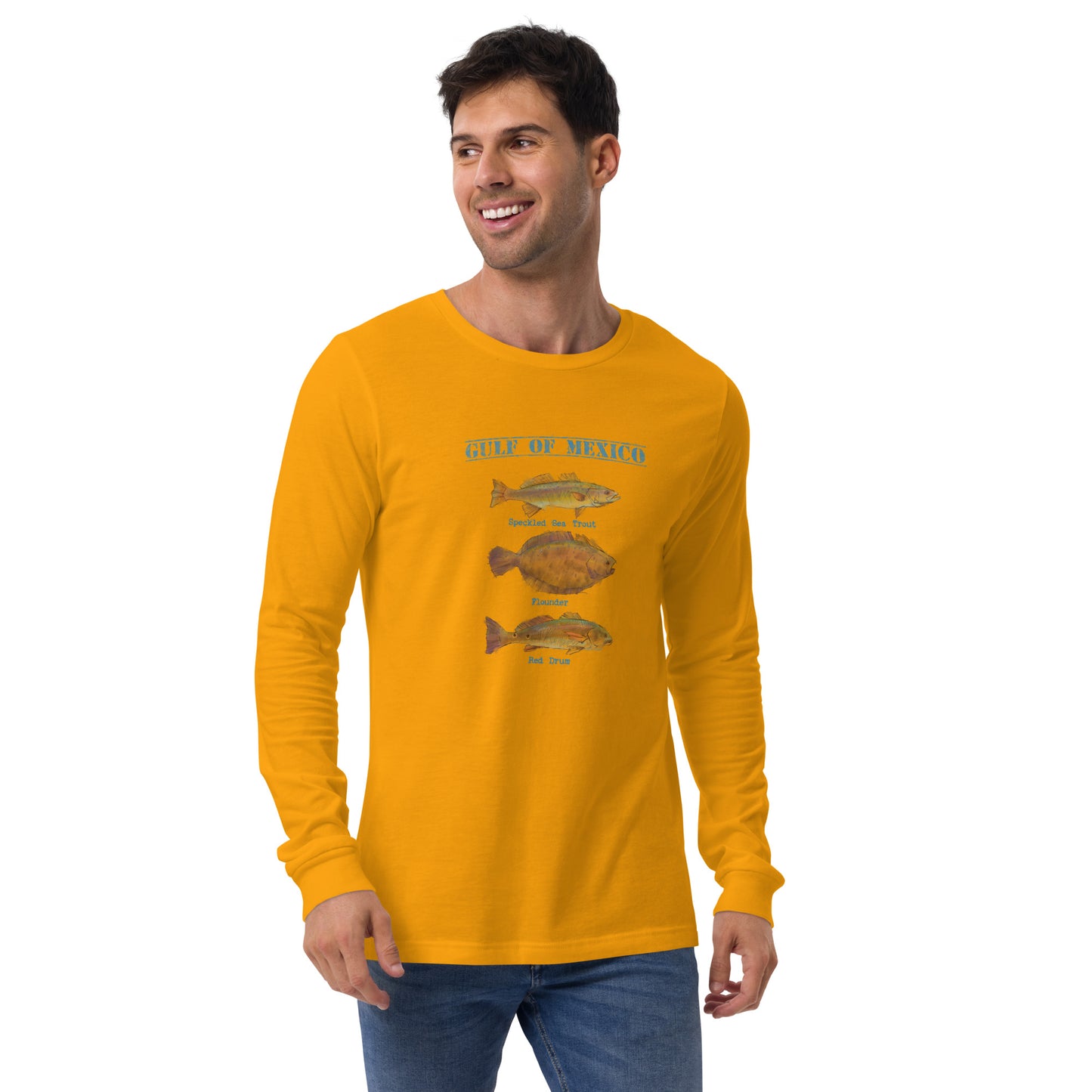 Gulf of Mexico - Game Fish - Unisex Long Sleeve Tee