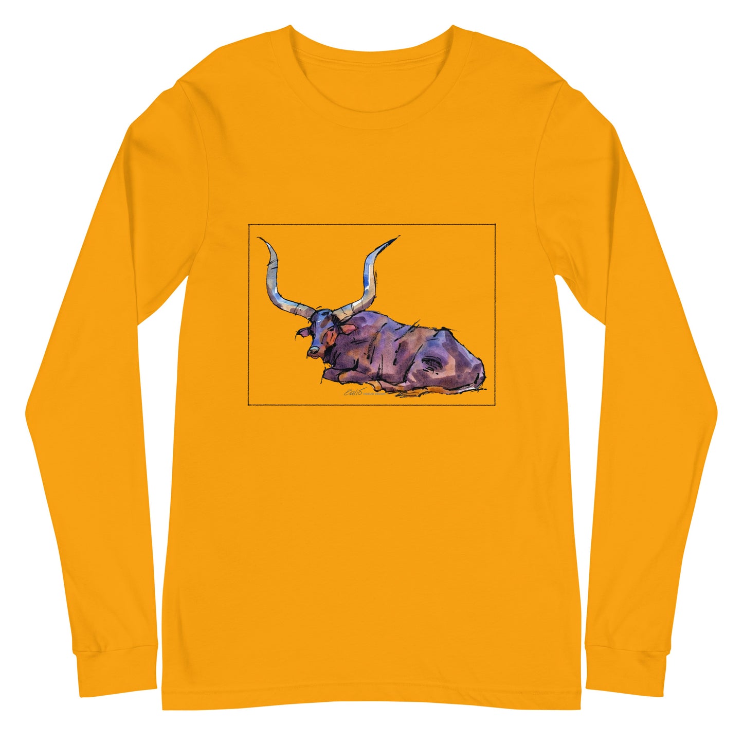 Angole Cow - Unisex Long Sleeve Tee