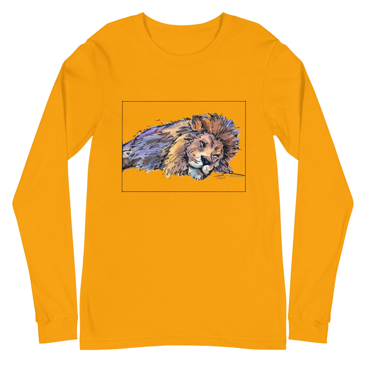 African Lion - Unisex Long Sleeve Tee