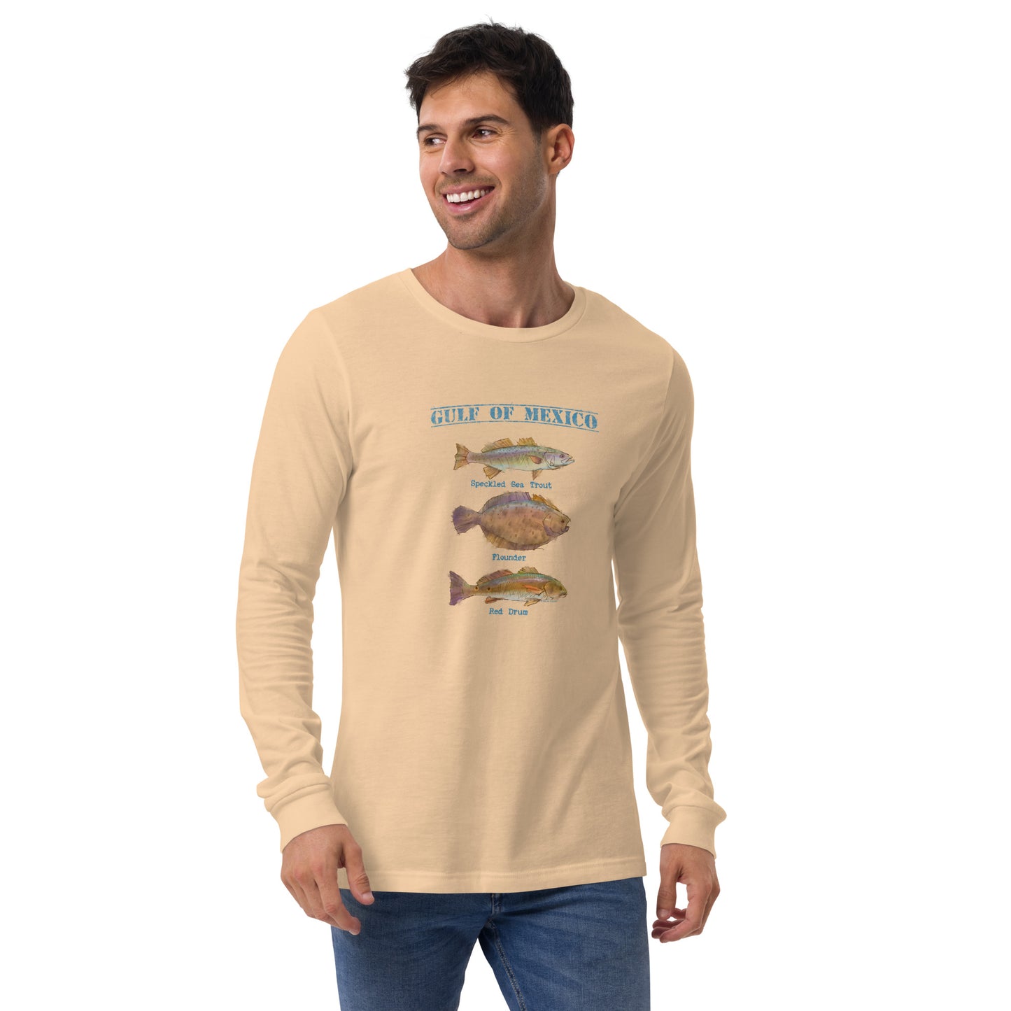 Gulf of Mexico - Game Fish - Unisex Long Sleeve Tee