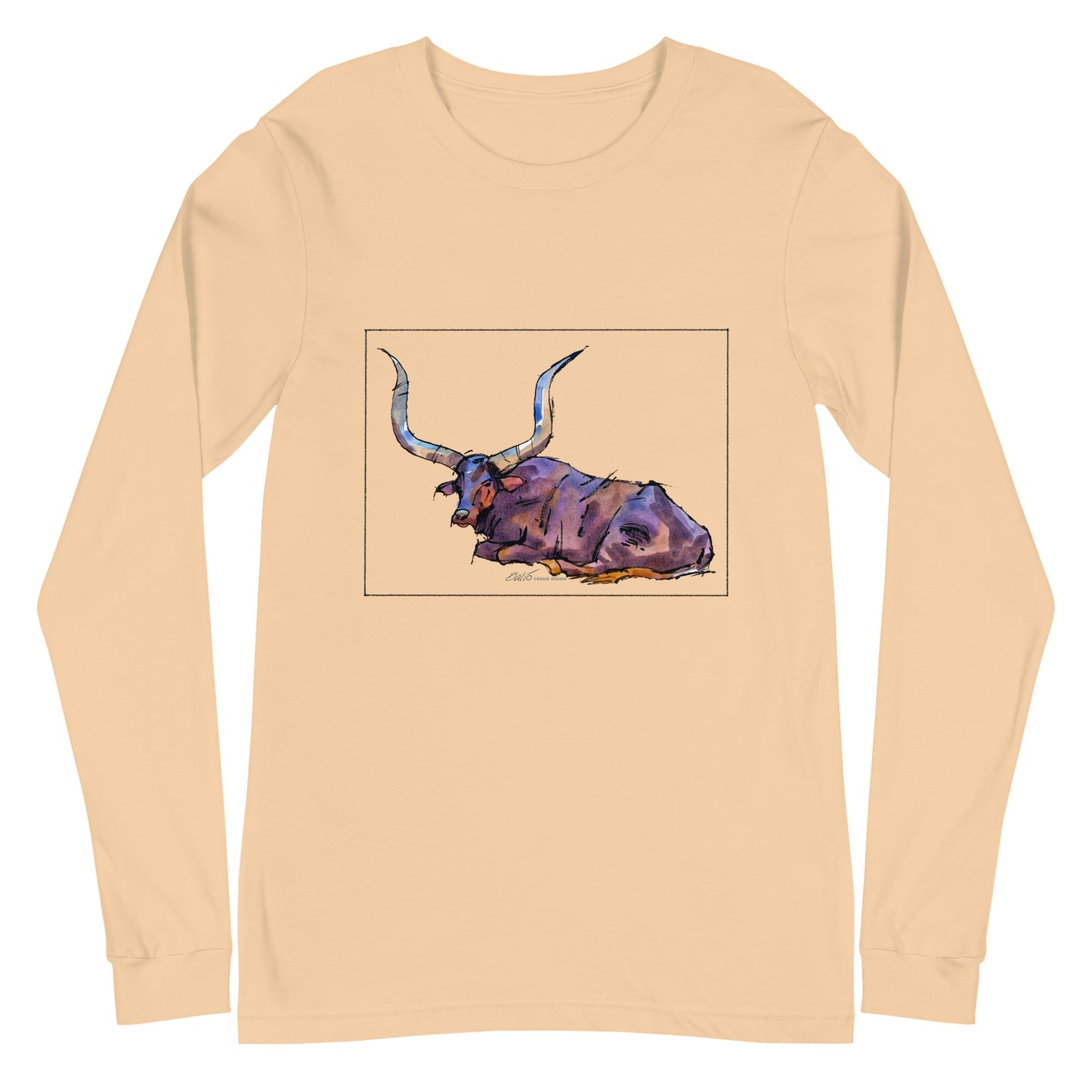 Angole Cow - Unisex Long Sleeve Tee