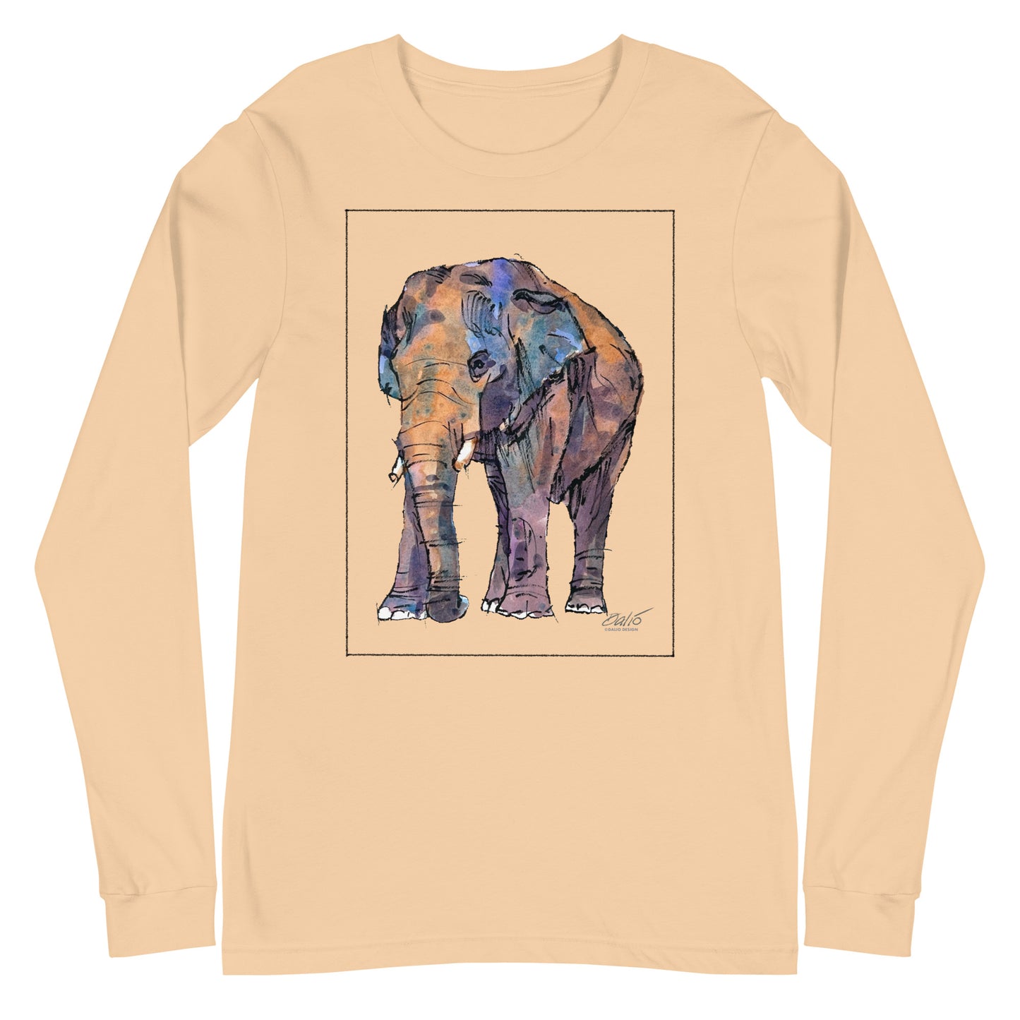 Asian Elephant - Unisex Long Sleeve Tee