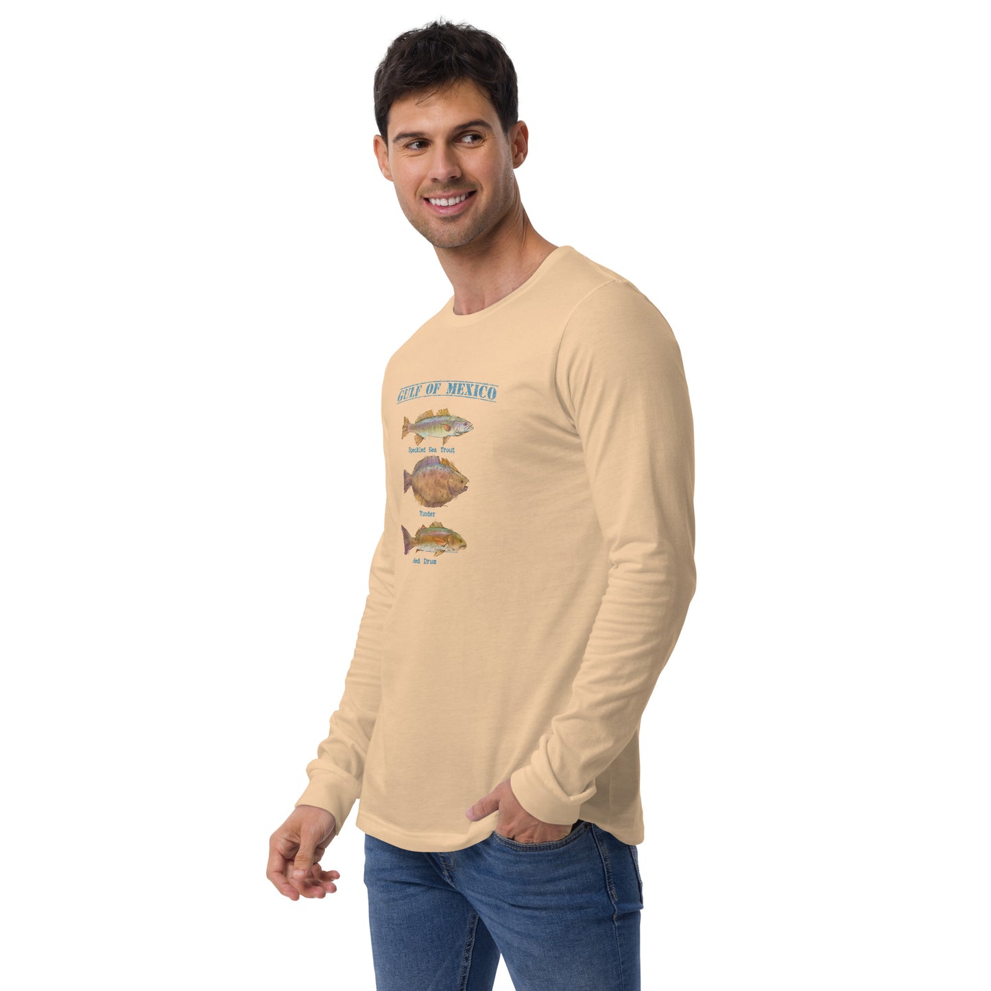 Gulf of Mexico - Game Fish - Unisex Long Sleeve Tee