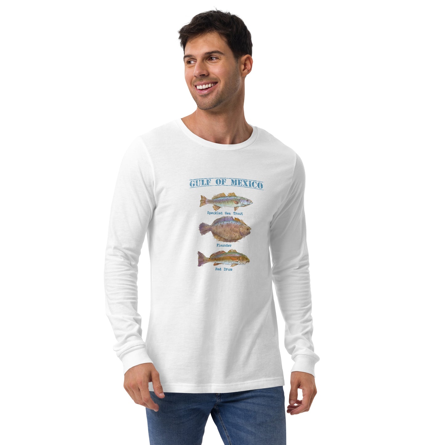 Gulf of Mexico - Game Fish - Unisex Long Sleeve Tee