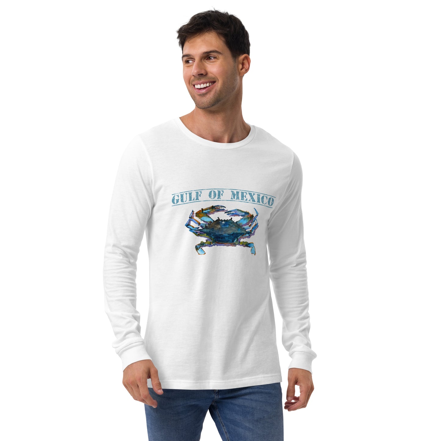 Gulf of Mexico - Blue Crab - Unisex Long Sleeve Tee