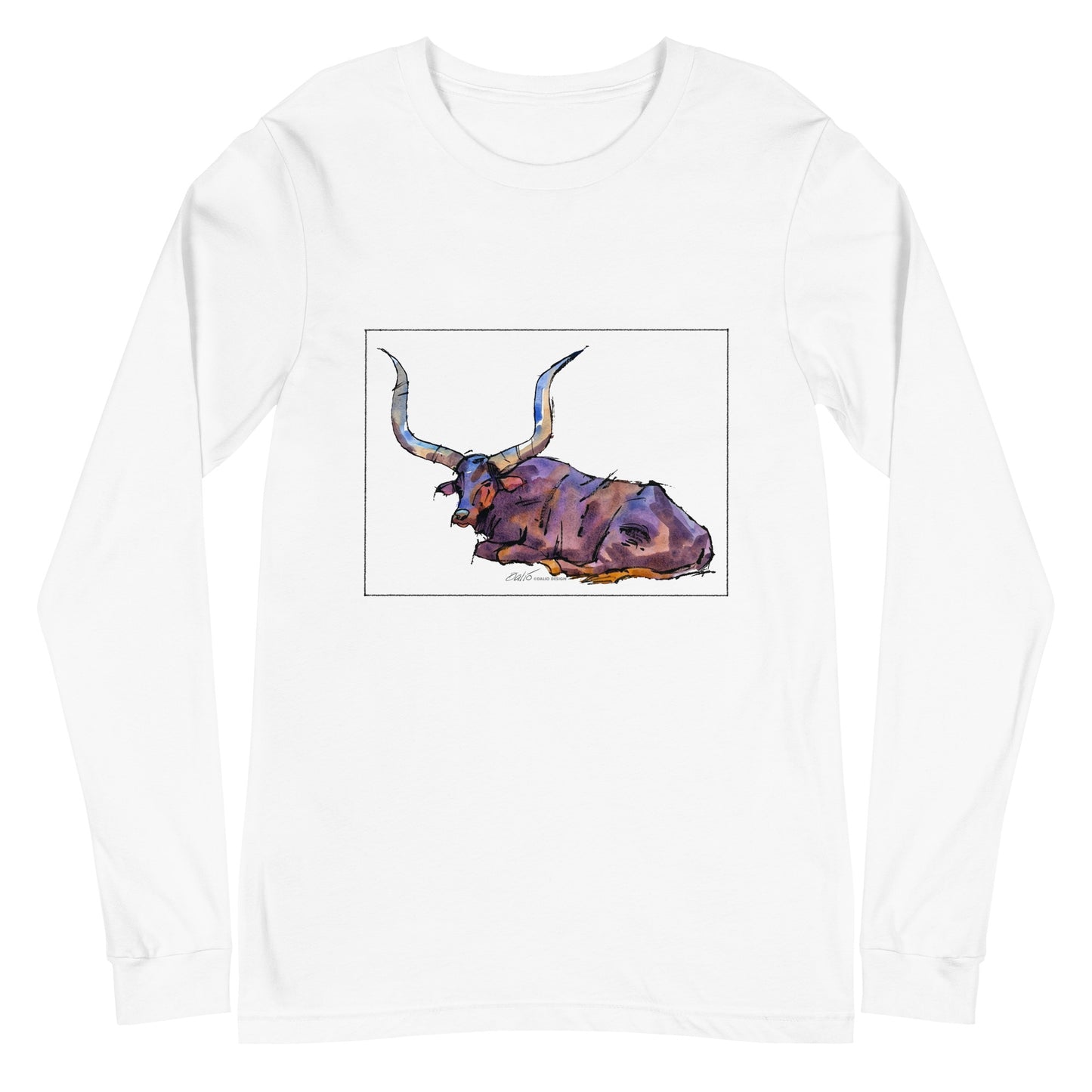 Angole Cow - Unisex Long Sleeve Tee