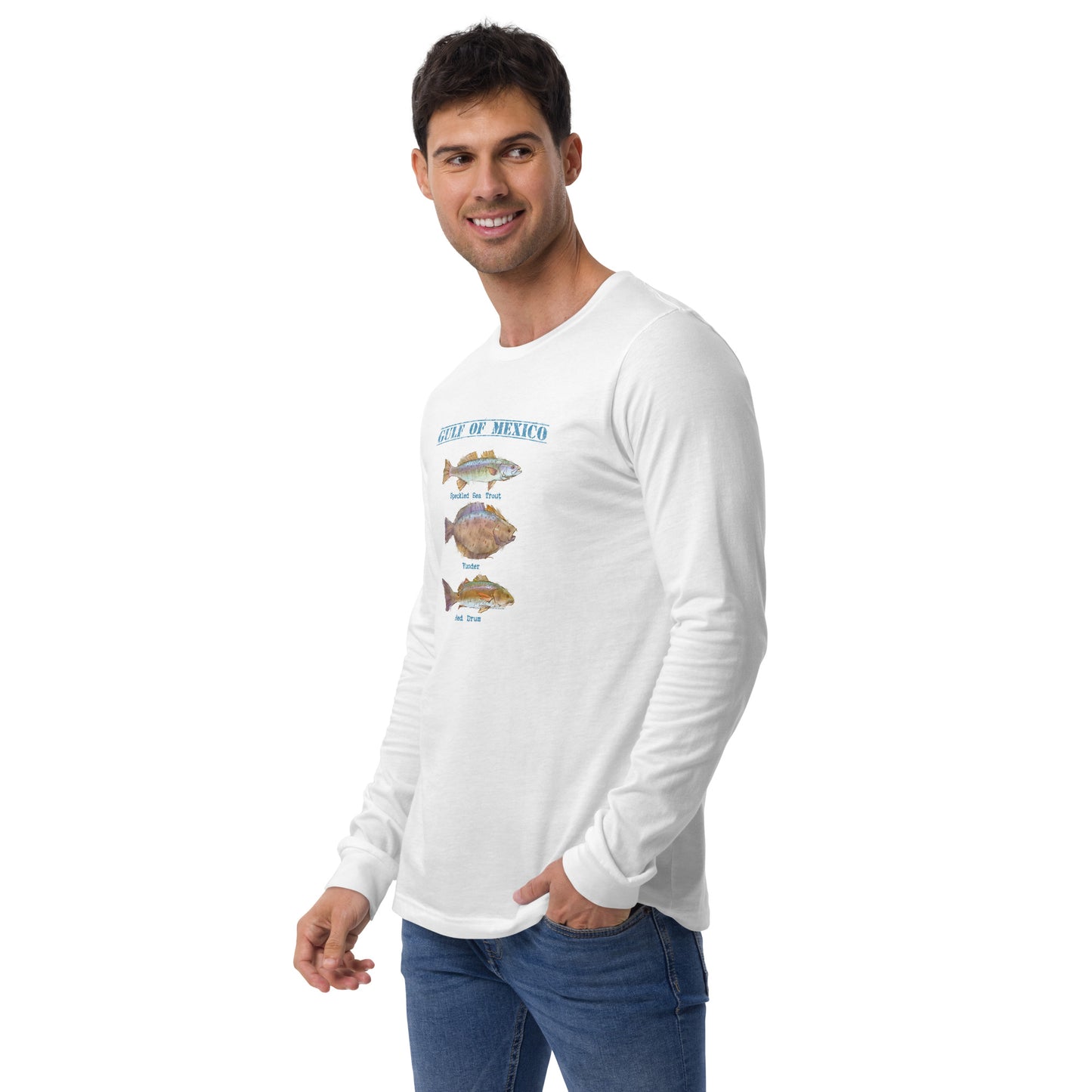 Gulf of Mexico - Game Fish - Unisex Long Sleeve Tee