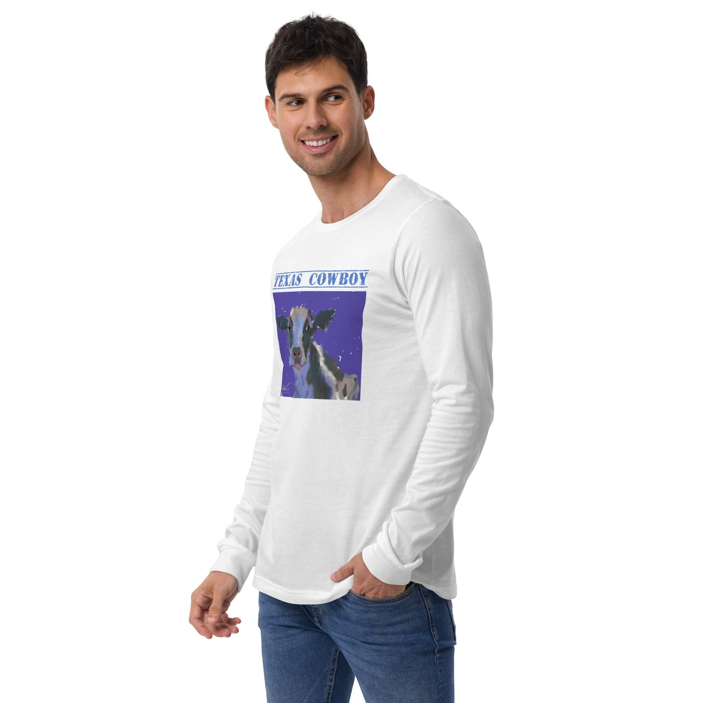 Texas Cowboy - Unisex Long Sleeve Tee