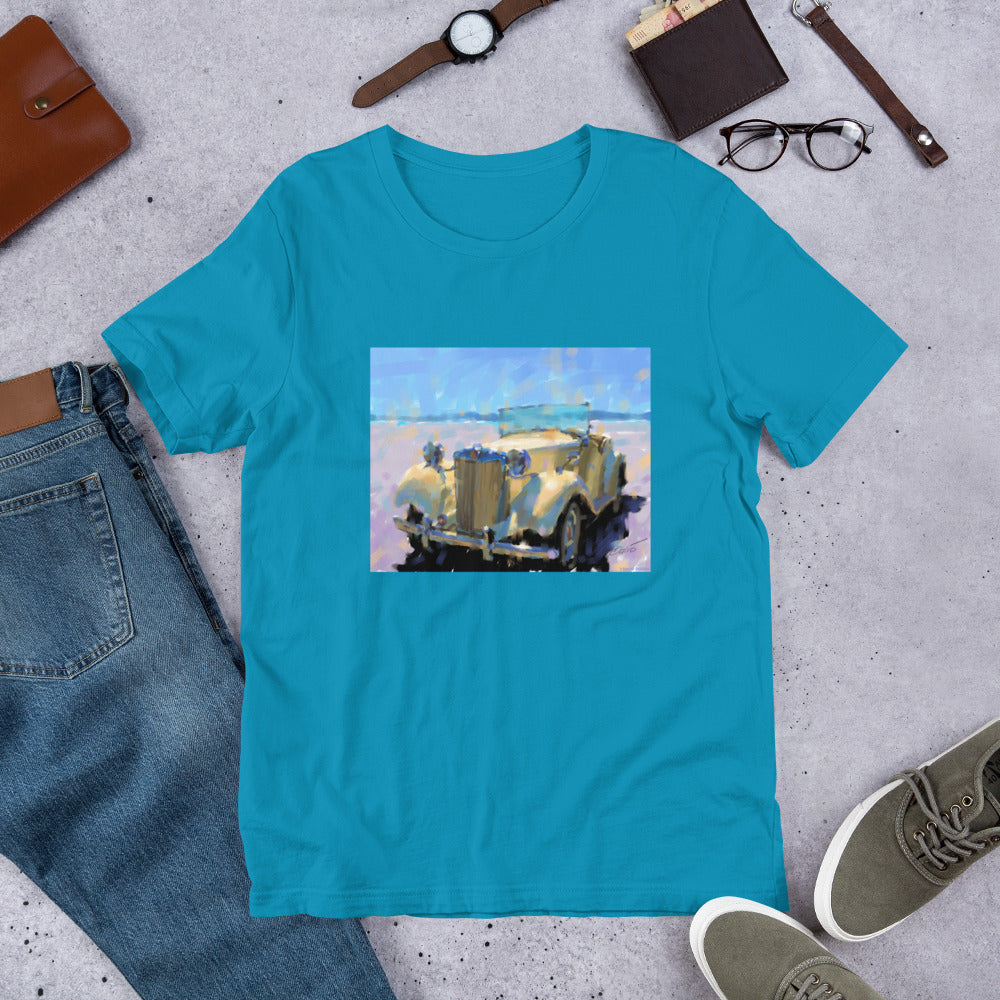 MG Car with background - Unisex t-shirt