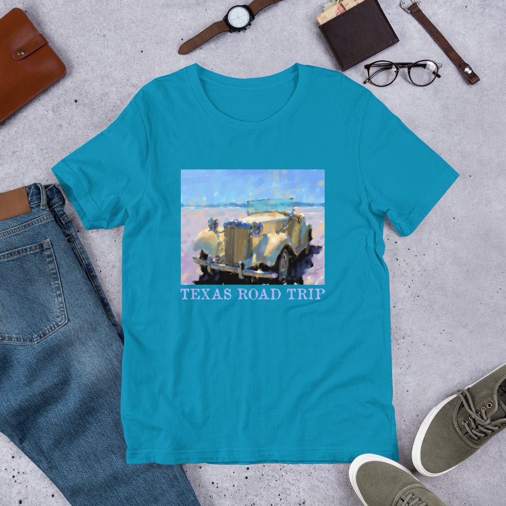 Texas Road Trip - MG - Light Font - Unisex t-shirt