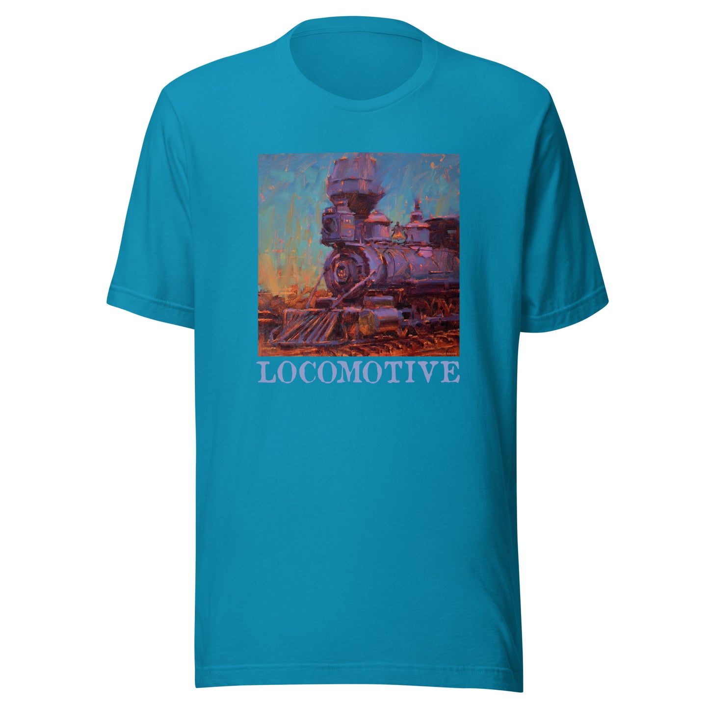 Engine 191 - Locomotive text - Unisex t-shirt