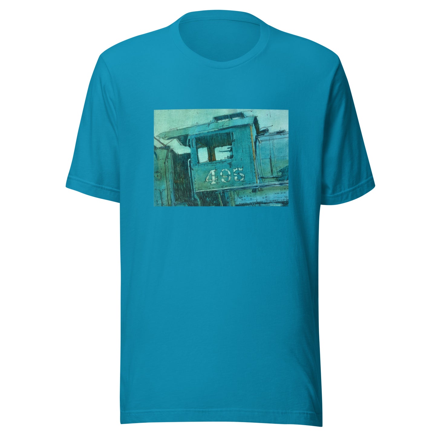 Engine 495 Locomotive - Unisex t-shirt