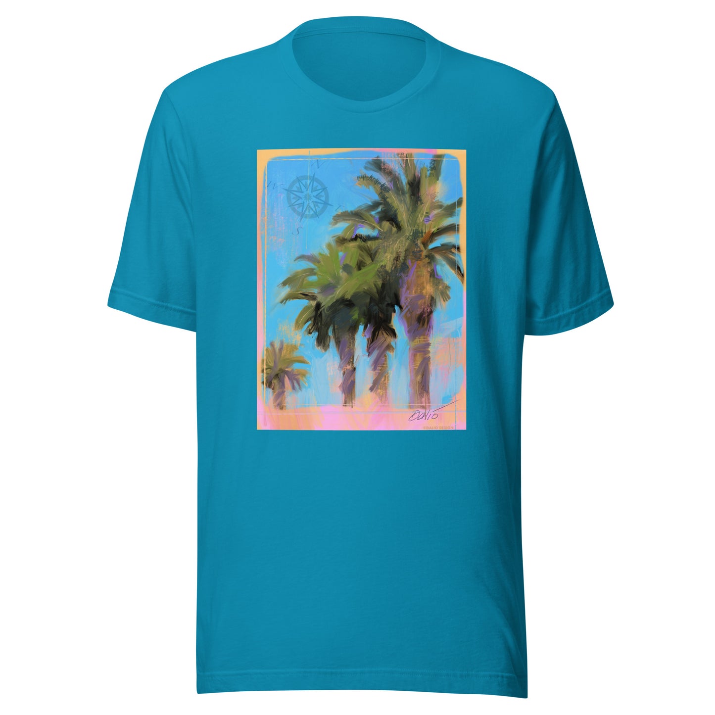 Palm Trees - no text - Unisex t-shirt