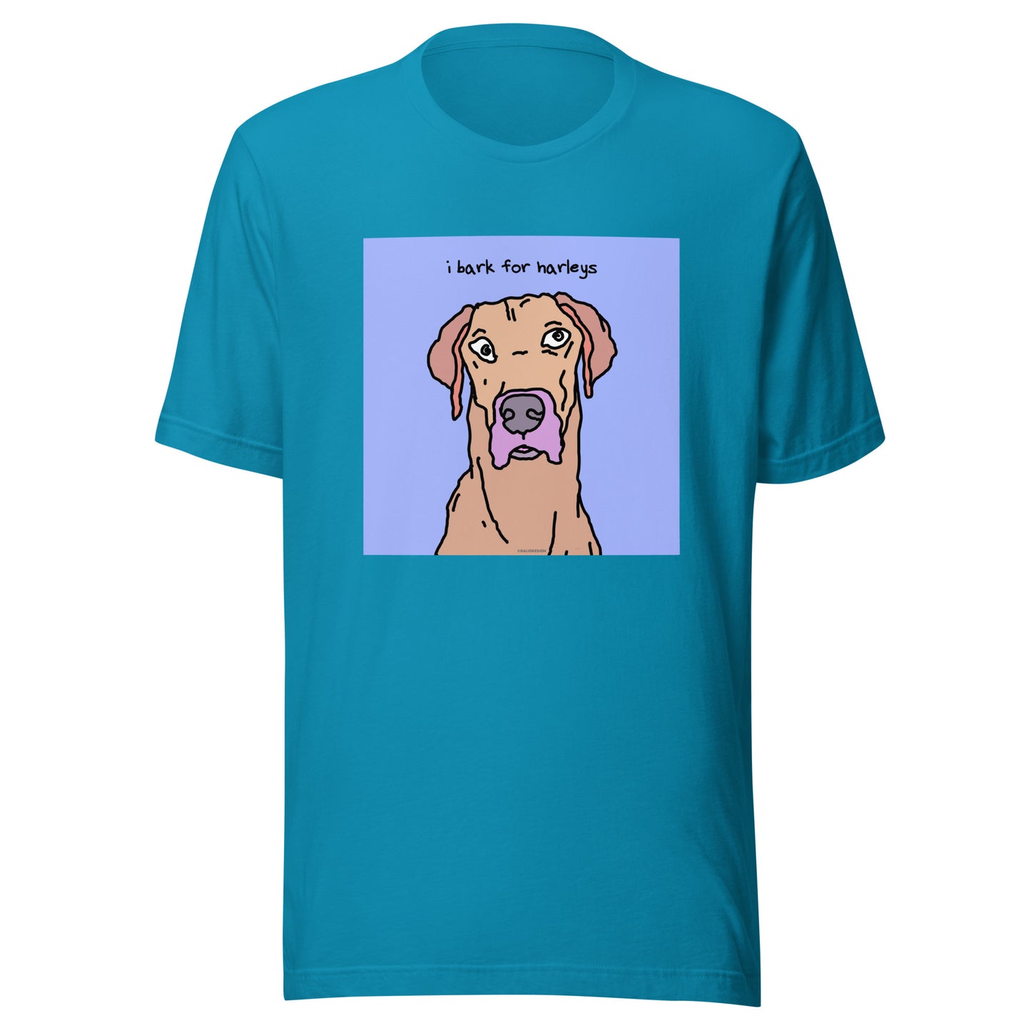 I Bark for Harleys - Unisex t-shirt