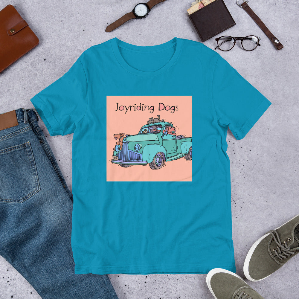 Joyriding Dogs - Green Pickup - Unisex t-shirt