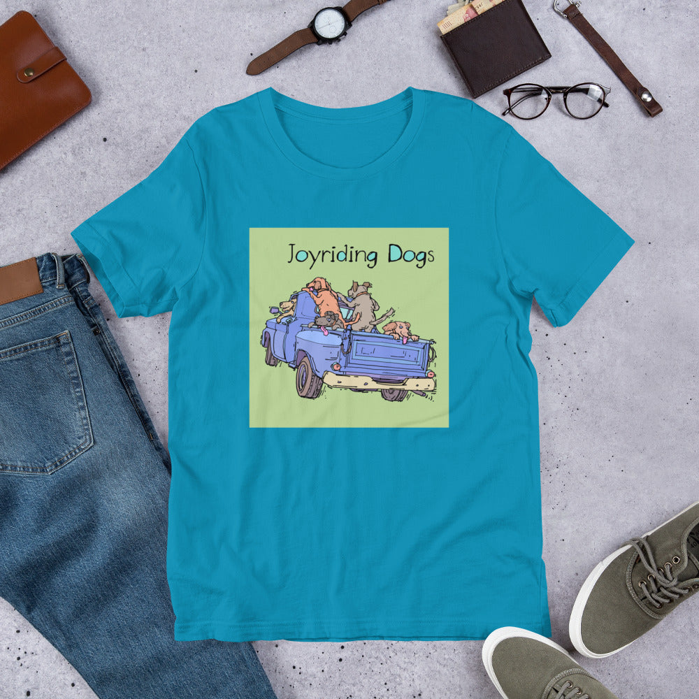 Joyriding Dogs - Blue Pickup - Unisex t-shirt