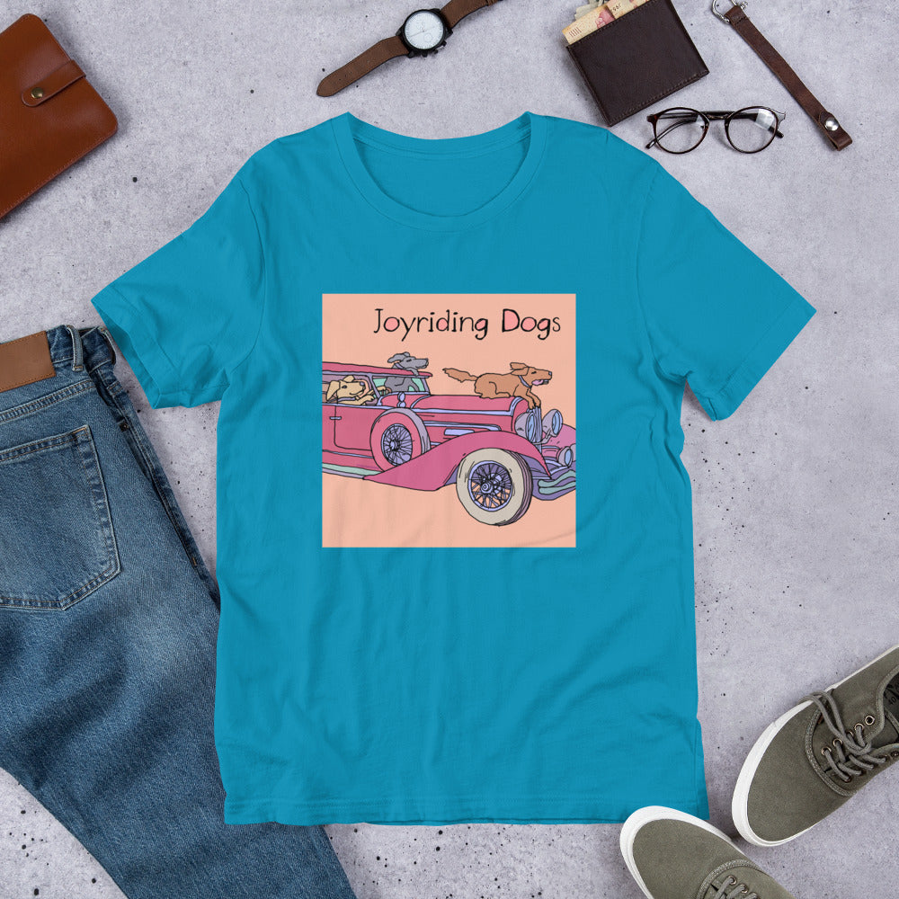 Joyriding Dogs - Red Duesenberg - Unisex t-shirt