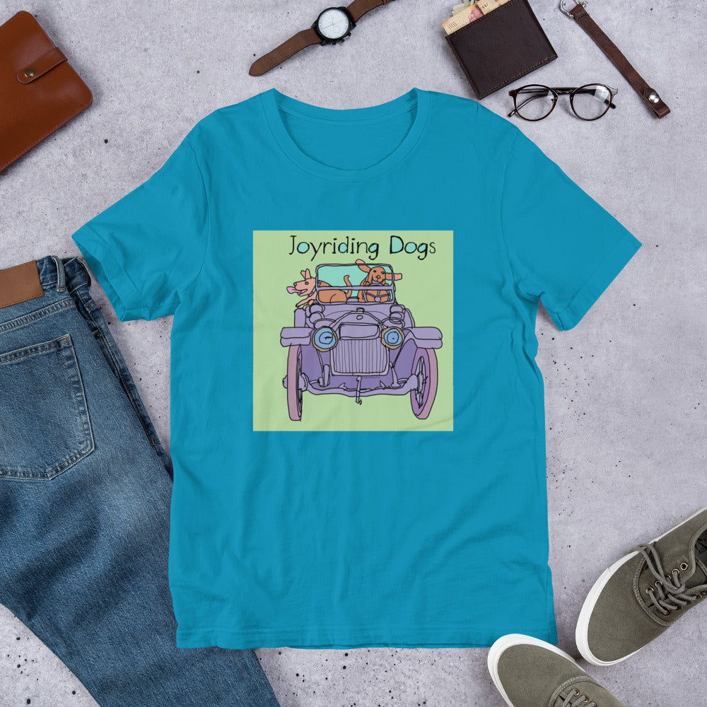 Joyriding Dogs - Violet Car - Unisex t-shirt
