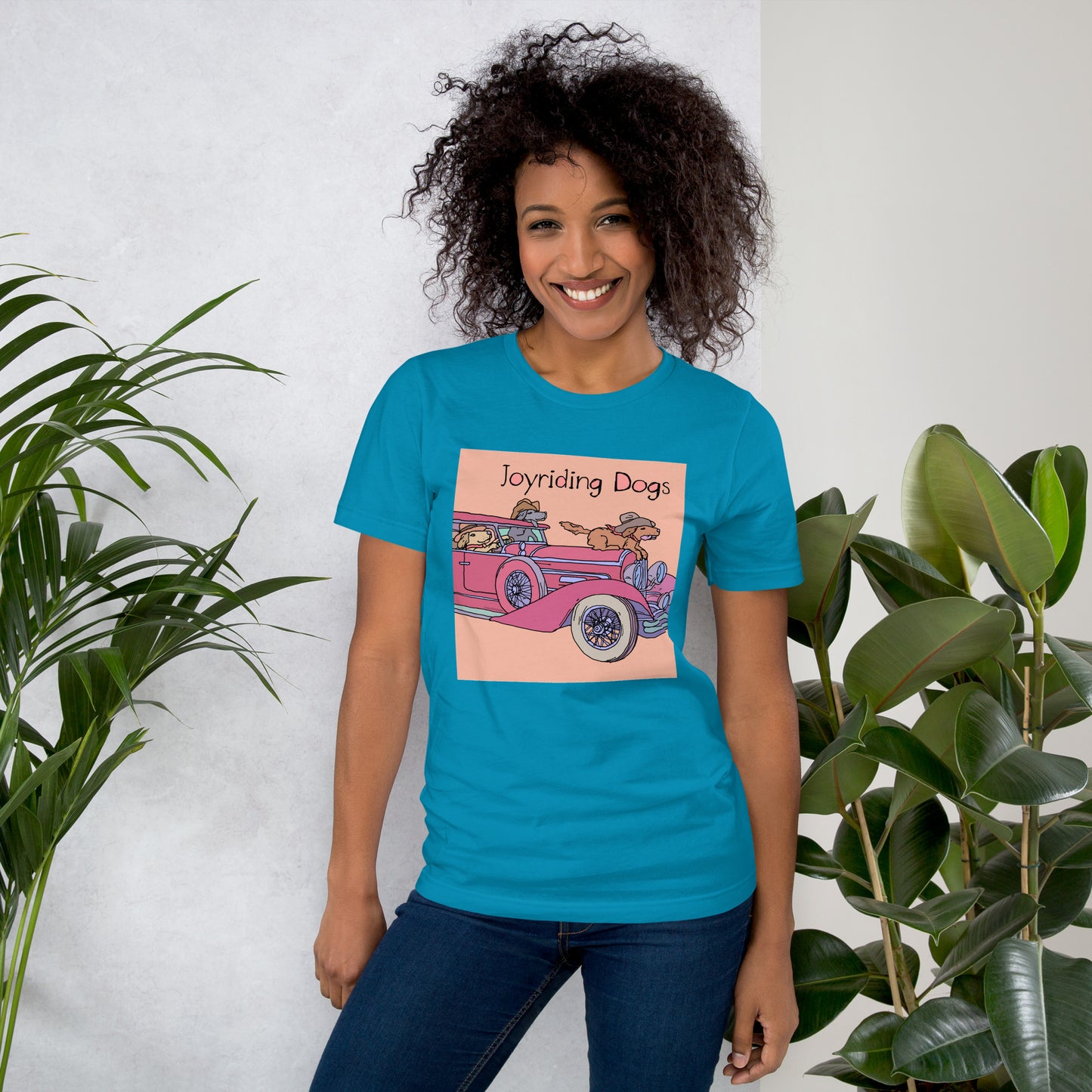 Cowboy Joyriding Dogs - Red Duesenberg - Unisex t-shirt