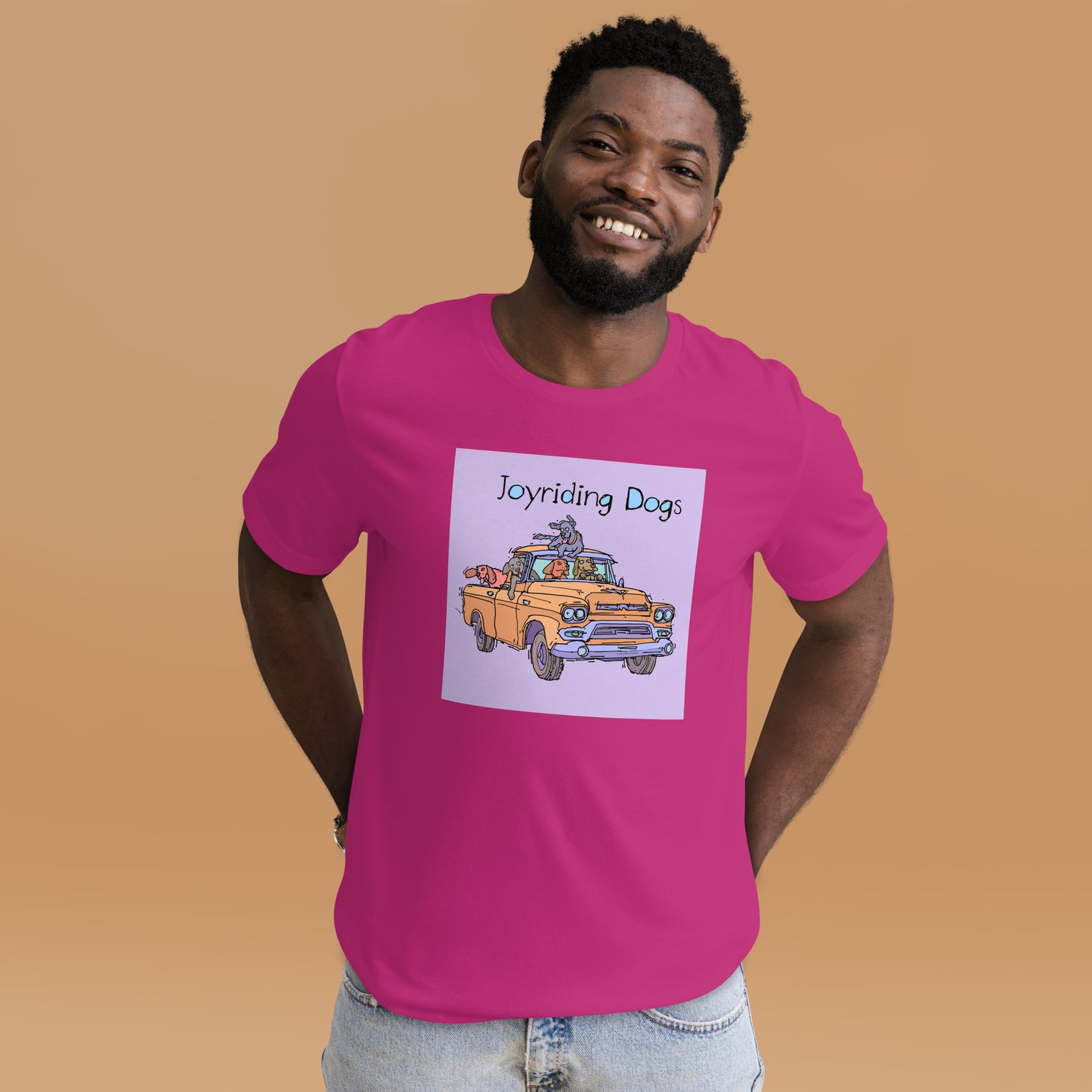 Joyriding Dogs - Yellow Pickup - Unisex t-shirt