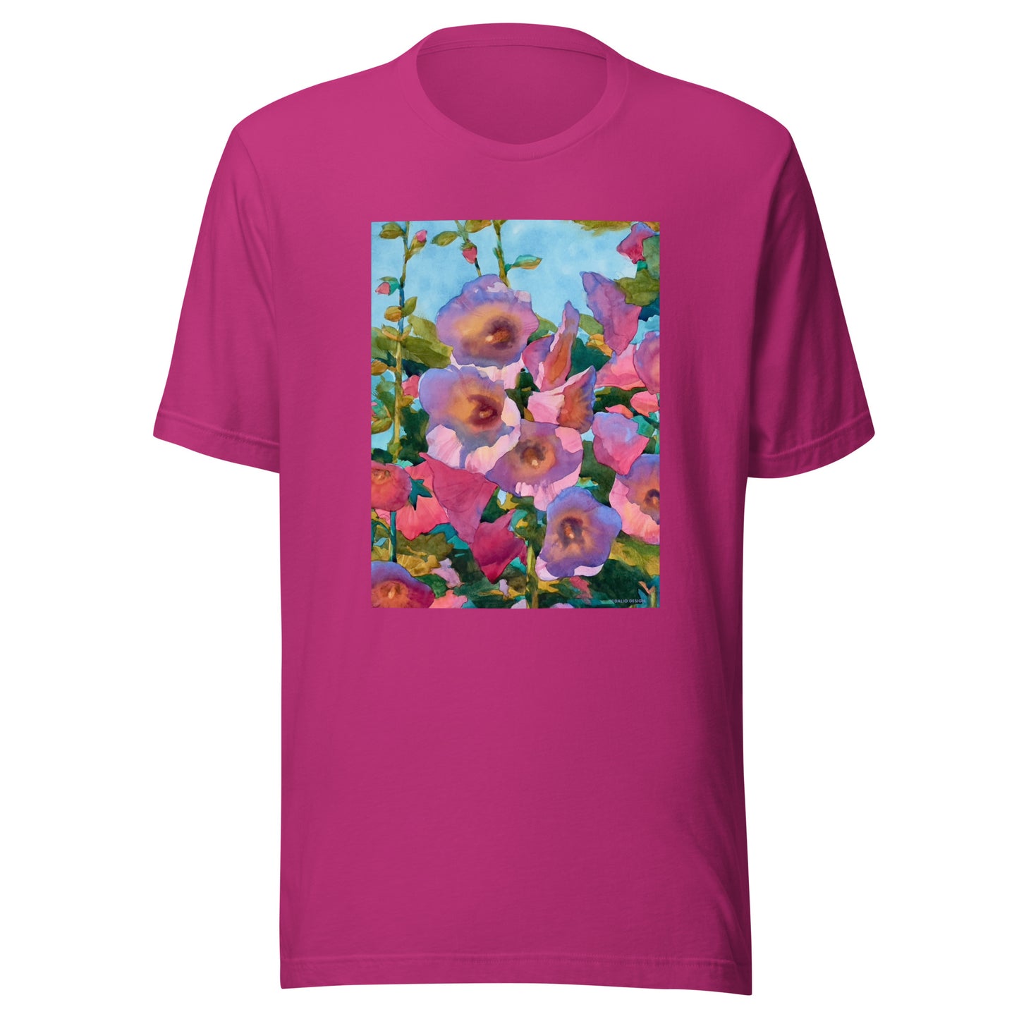 Hollyhocks - Unisex t-shirt