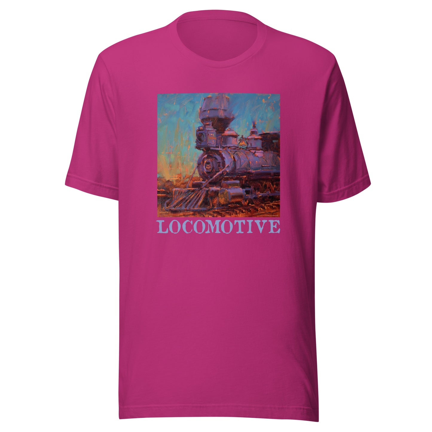 Engine 191 - Locomotive text - Unisex t-shirt