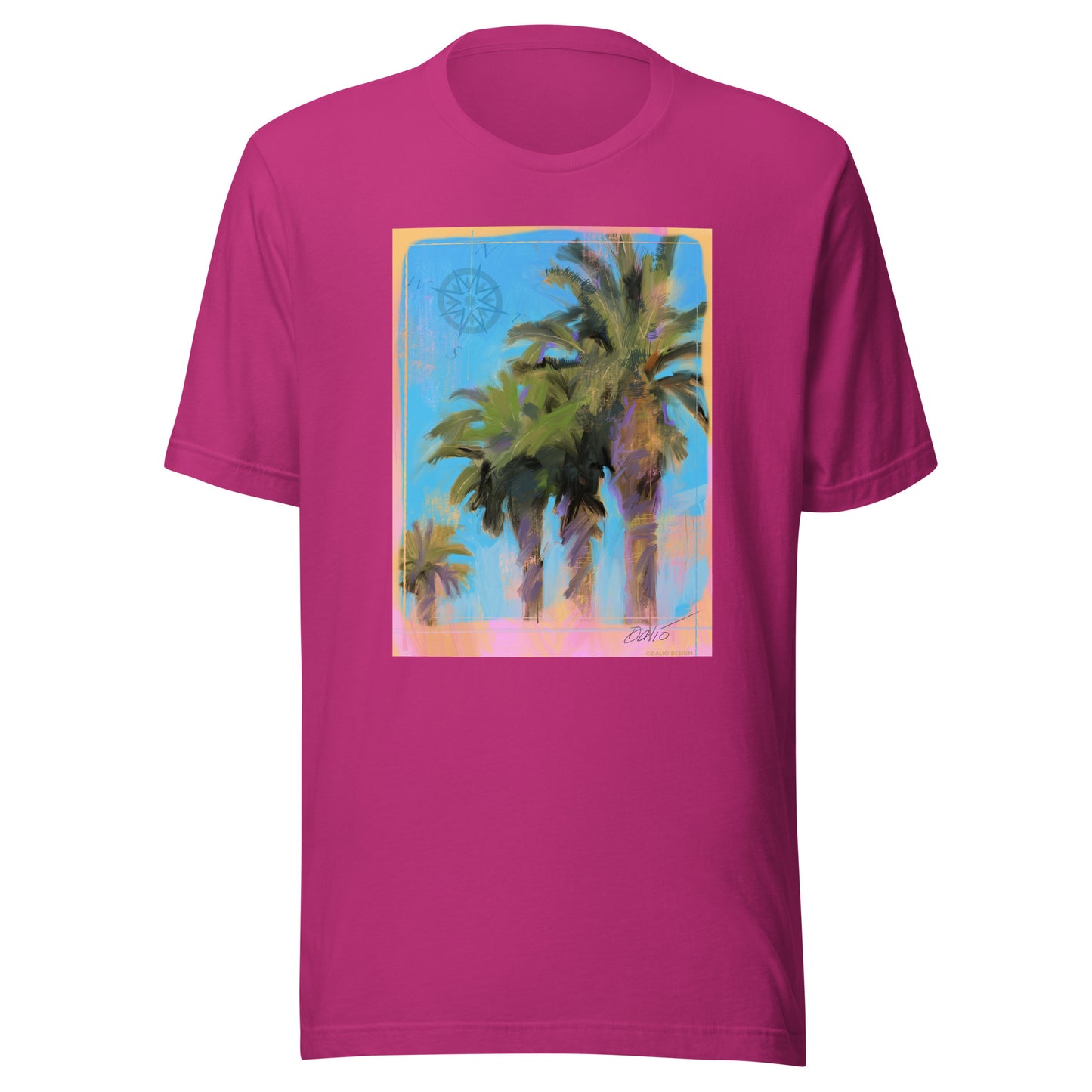 Palm Trees - no text - Unisex t-shirt