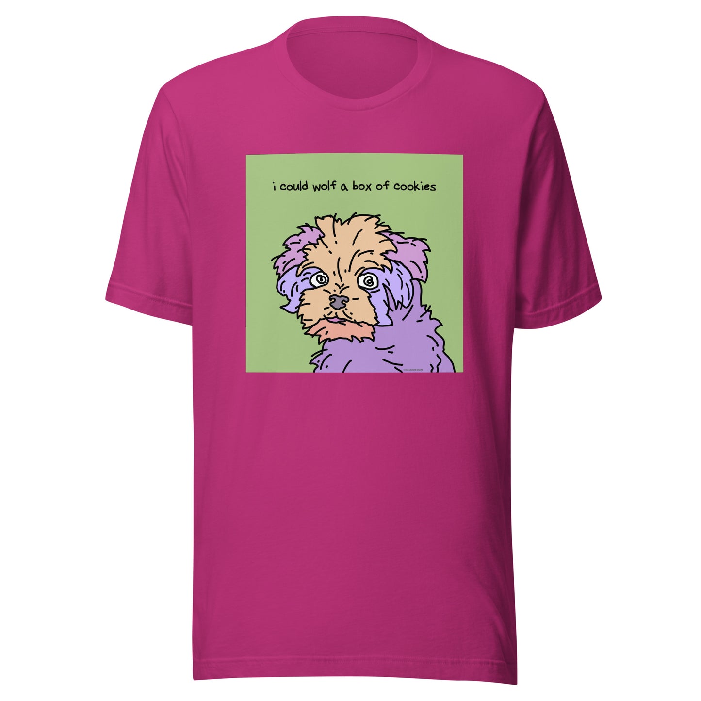 I Could Wolf a Box of Cookies - Unisex t-shirt
