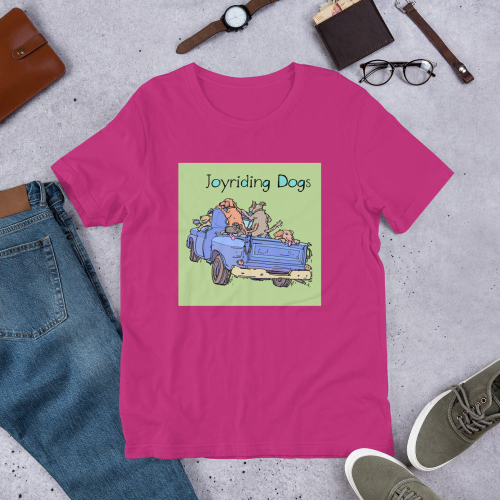 Joyriding Dogs - Blue Pickup - Unisex t-shirt