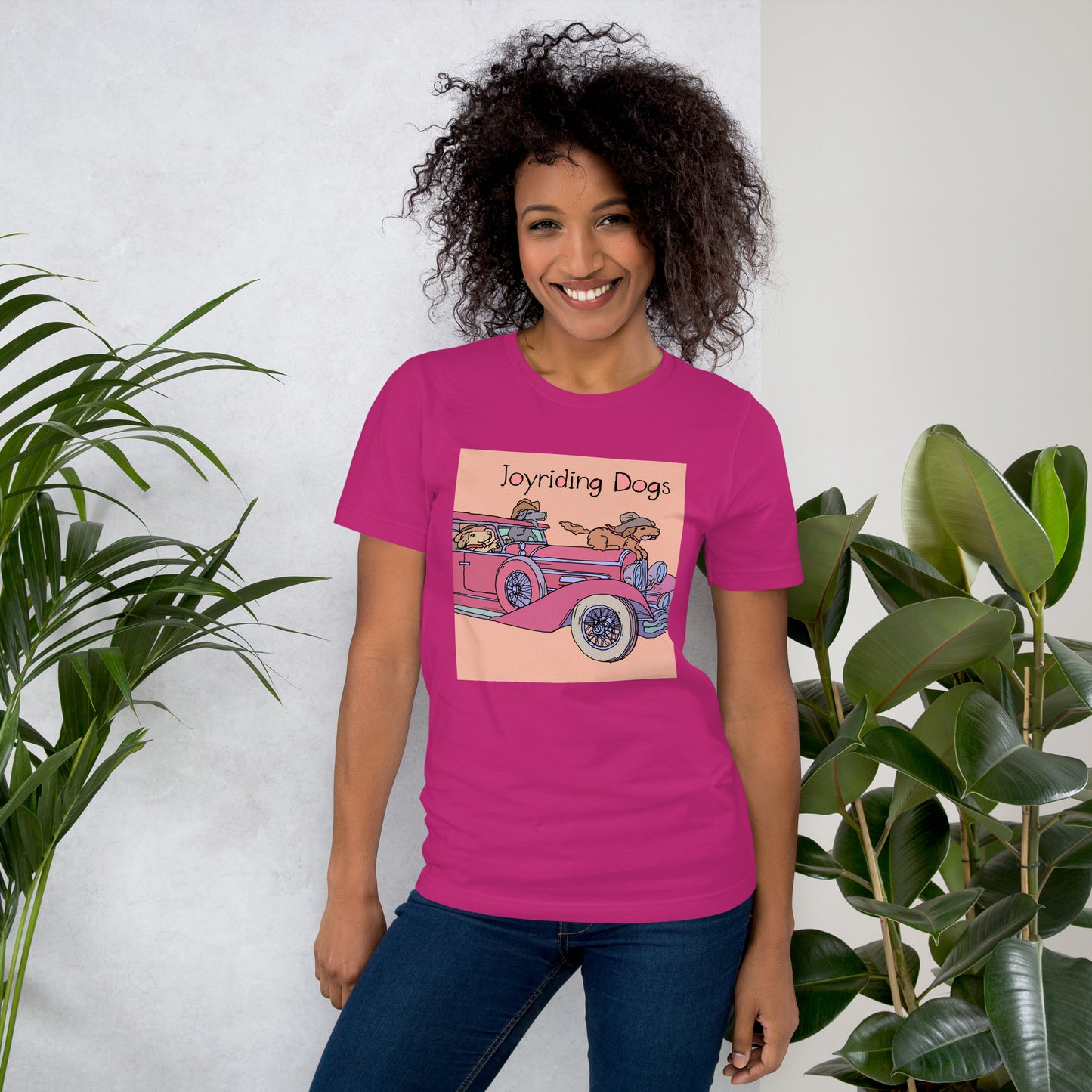 Cowboy Joyriding Dogs - Red Duesenberg - Unisex t-shirt