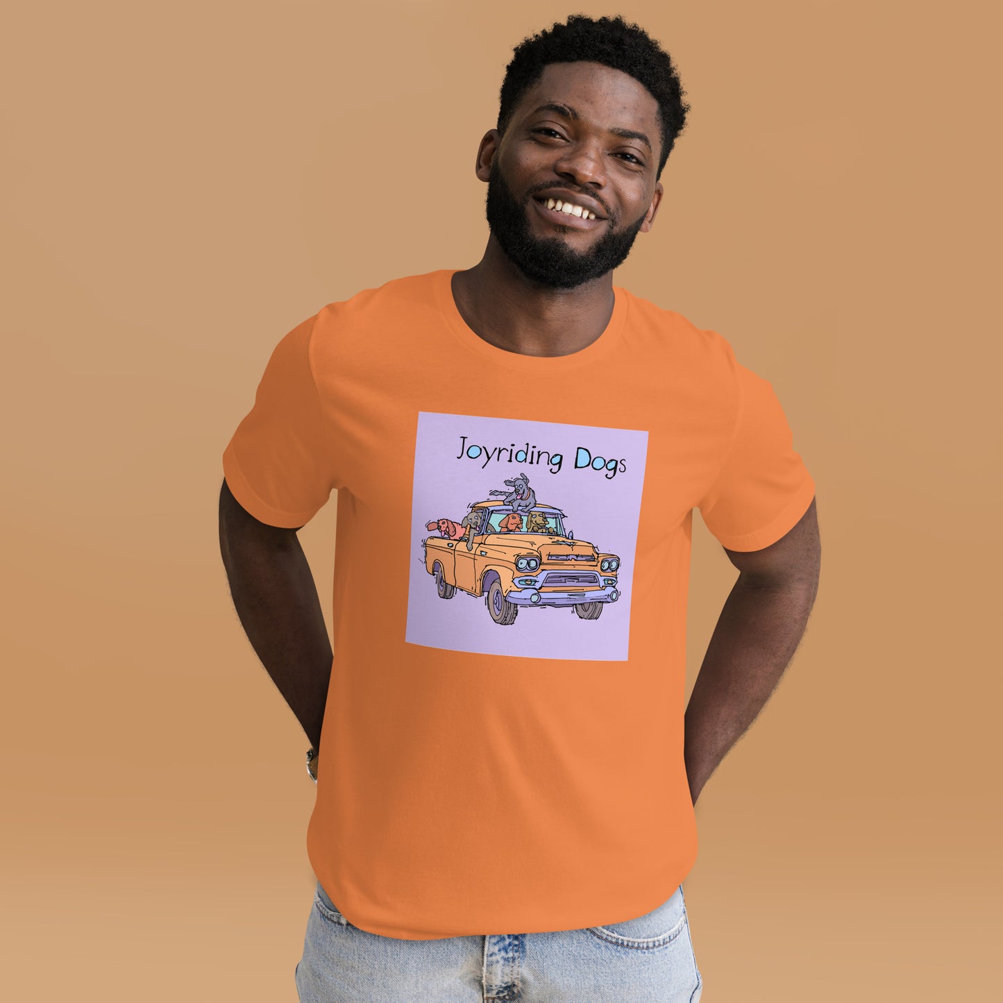 Joyriding Dogs - Yellow Pickup - Unisex t-shirt