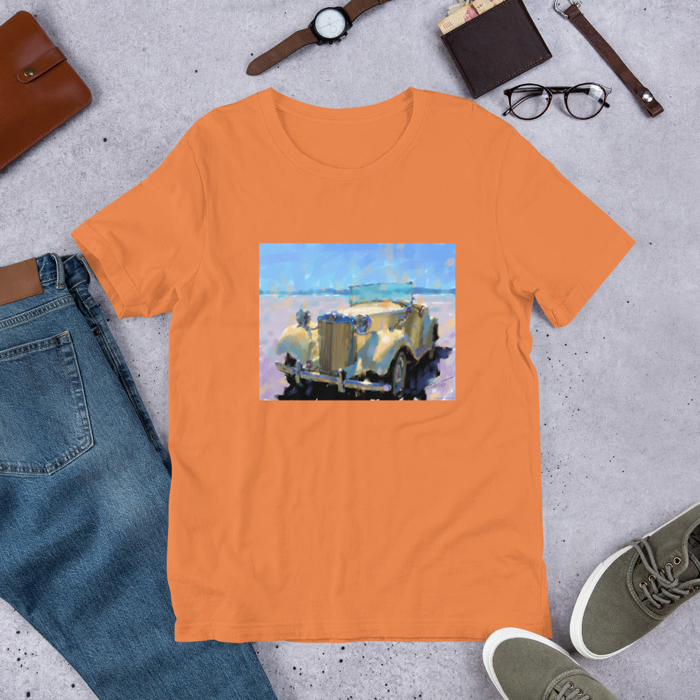 MG Car with background - Unisex t-shirt