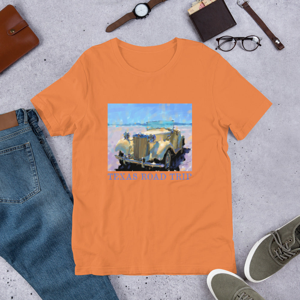 Texas Road Trip - MG - Dark Font - unisex t-shirt