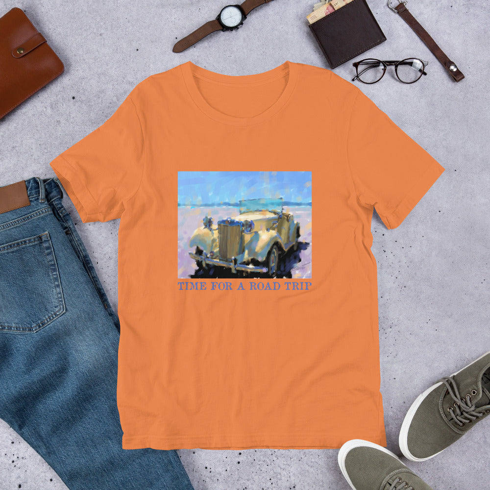 Time for a Road Trip - MG - Dark Font - Unisex t-shirt