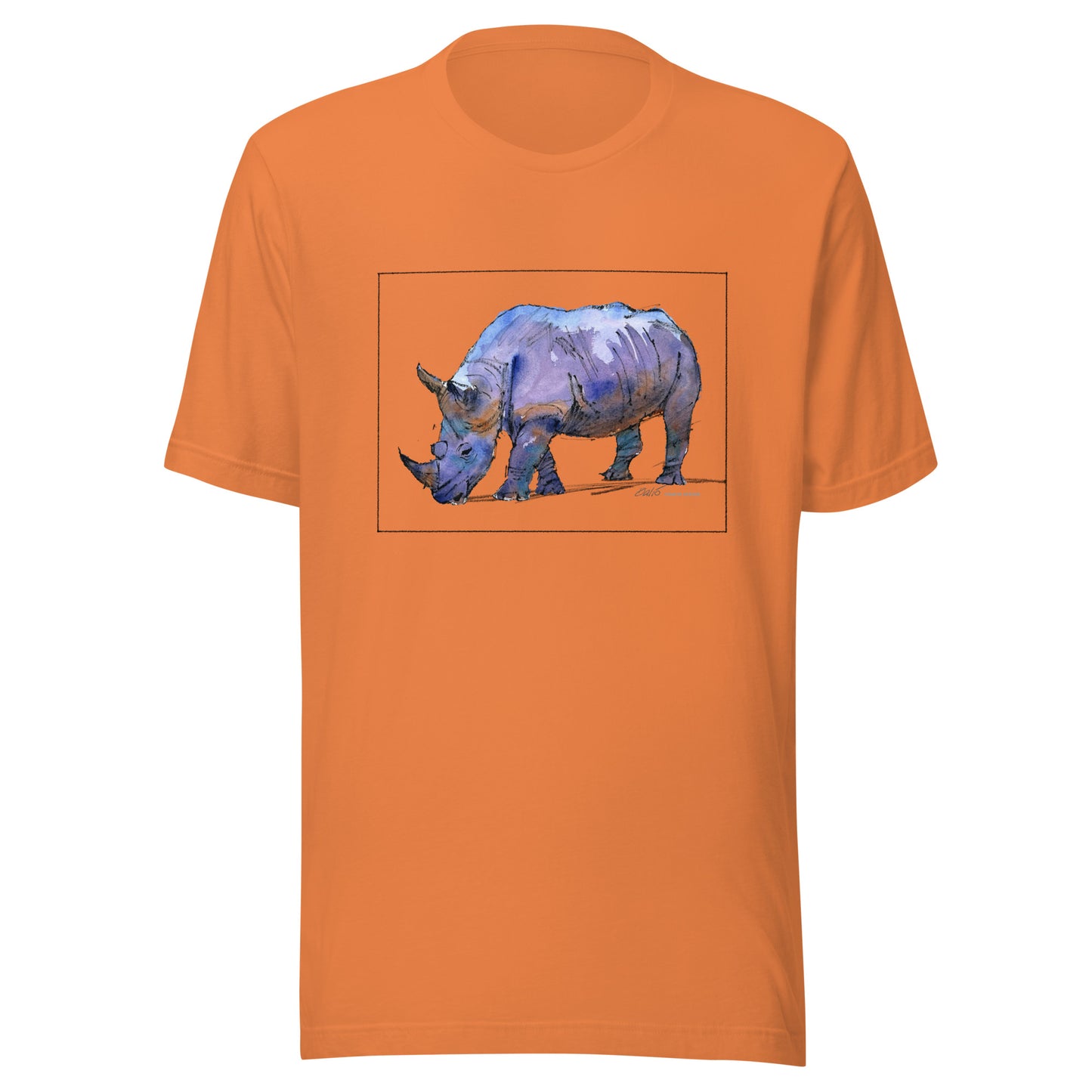 Southern White Rhino - Unisex t-shirt