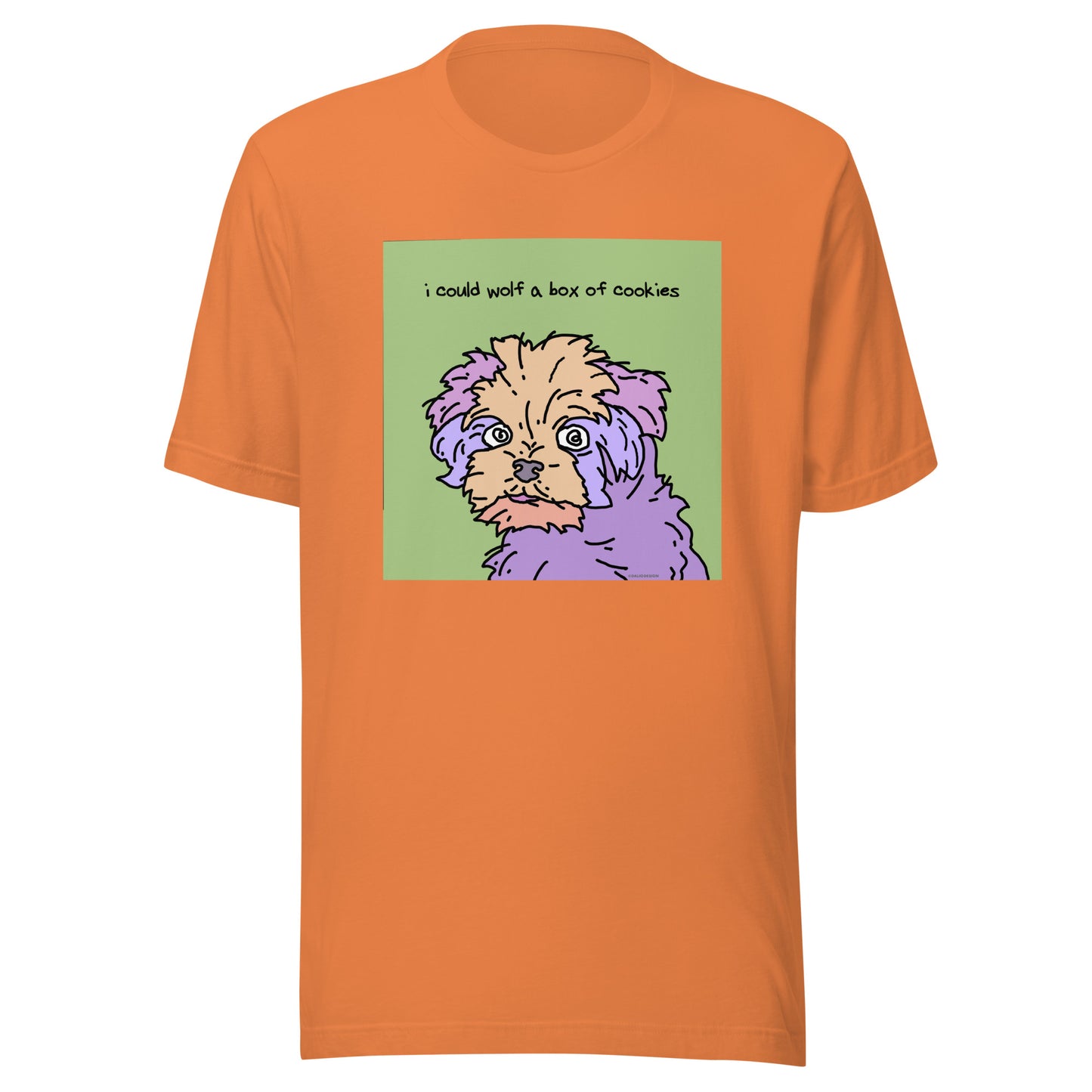 I Could Wolf a Box of Cookies - Unisex t-shirt