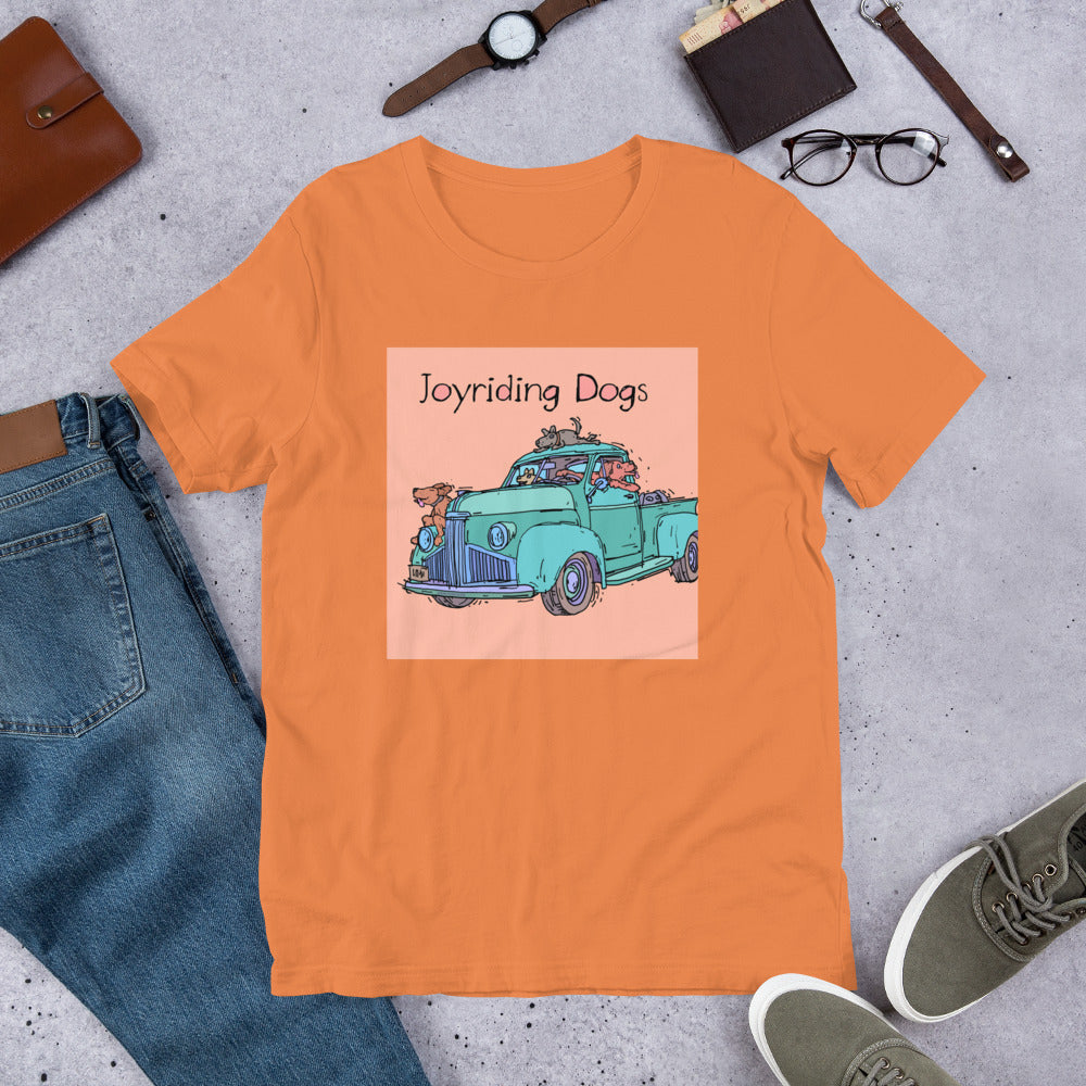 Joyriding Dogs - Green Pickup - Unisex t-shirt