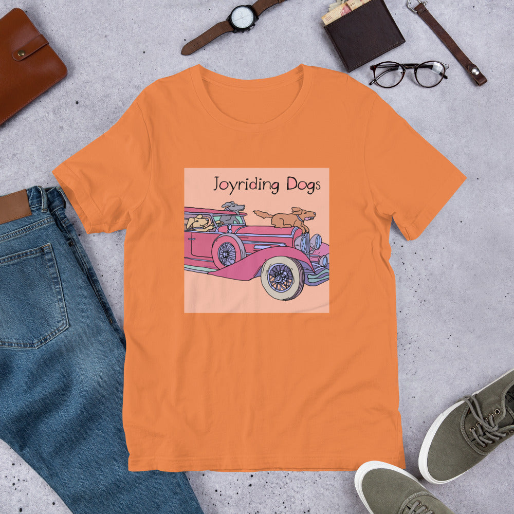 Joyriding Dogs - Red Duesenberg - Unisex t-shirt