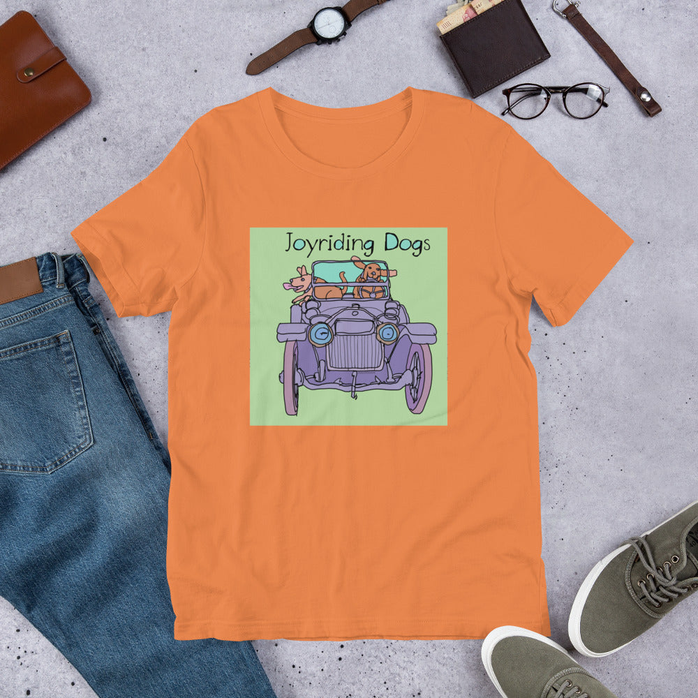 Joyriding Dogs - Violet Car - Unisex t-shirt