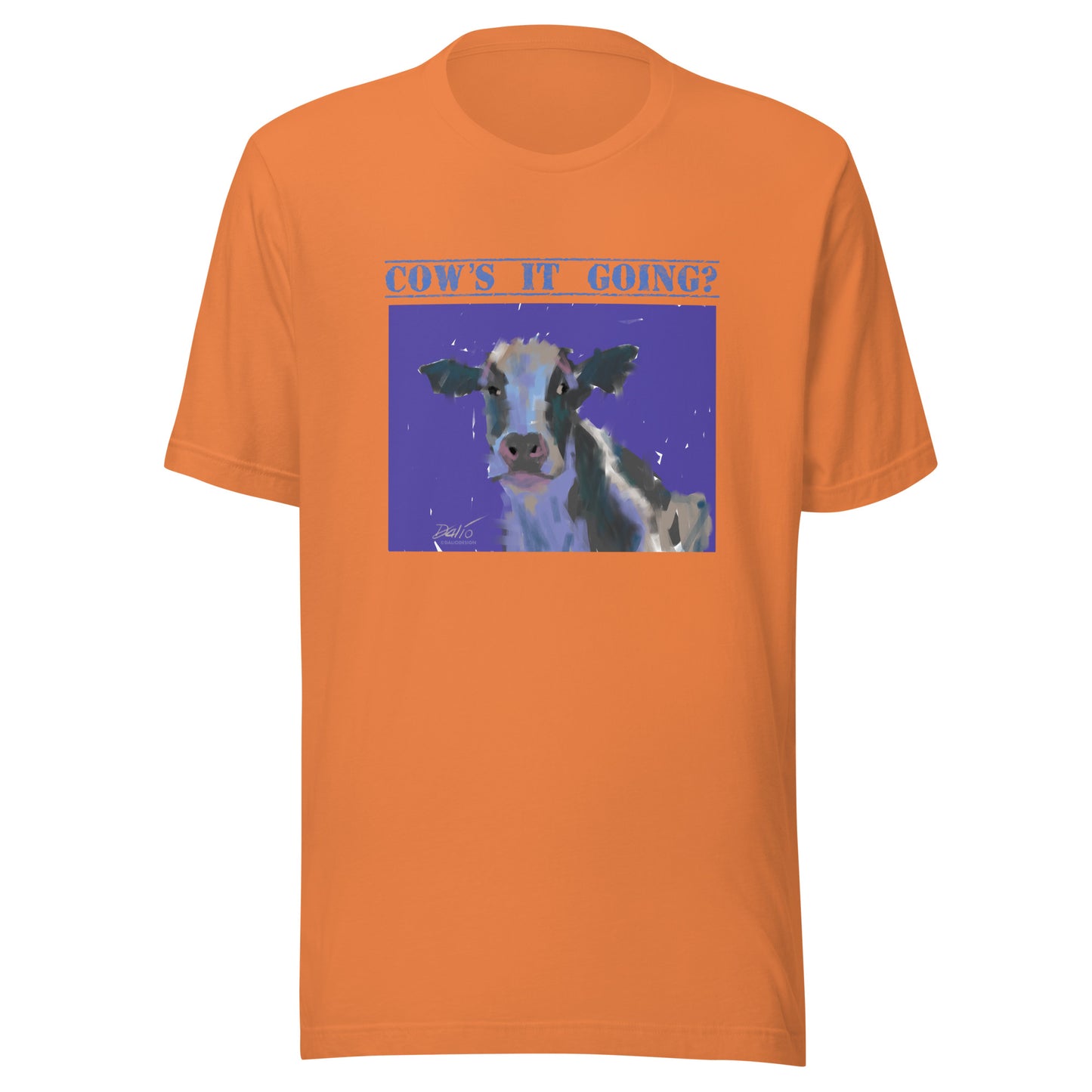 Cow’s It Going - text - Unisex t-shirt
