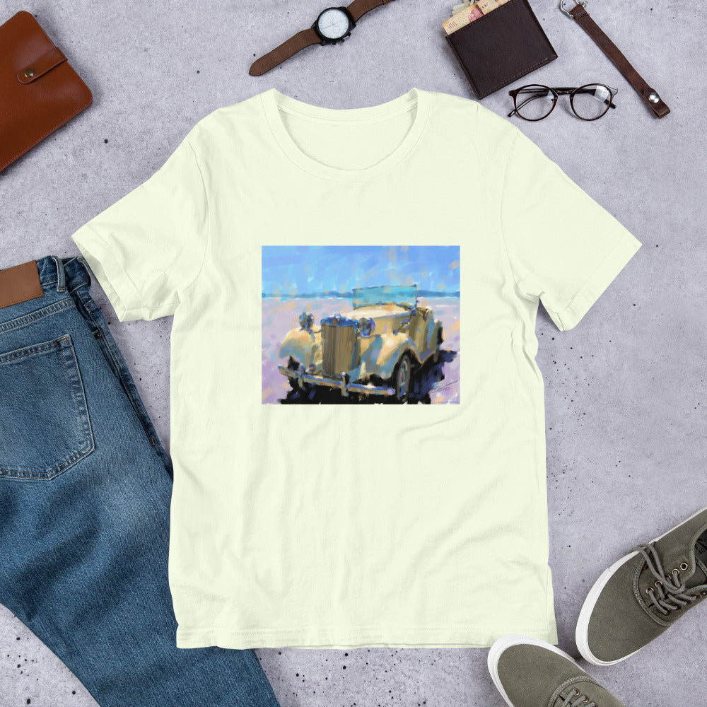MG Car with background - Unisex t-shirt