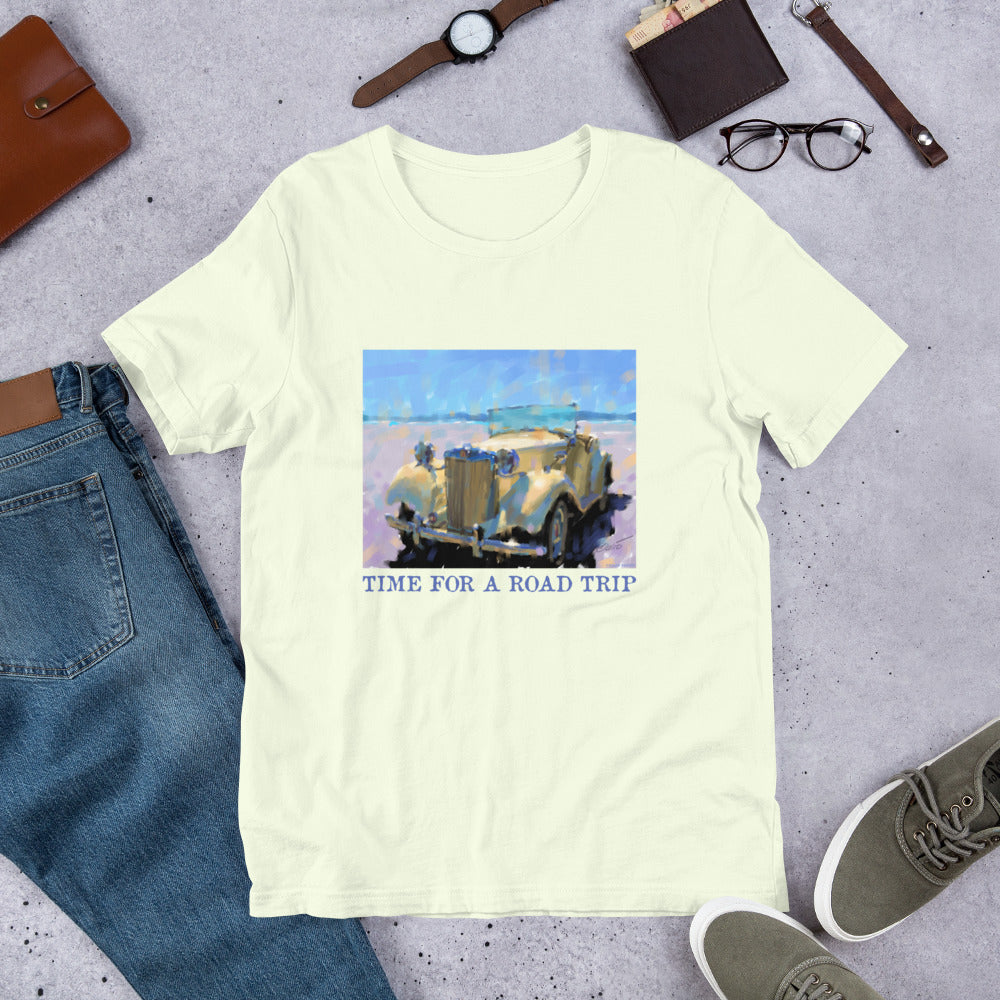 Time for a Road Trip - MG - Dark Font - Unisex t-shirt