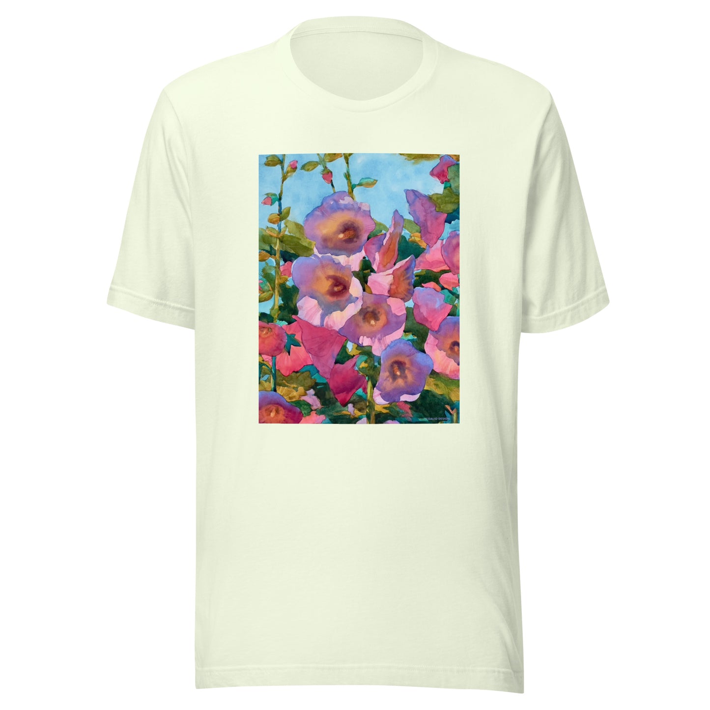 Hollyhocks - Unisex t-shirt