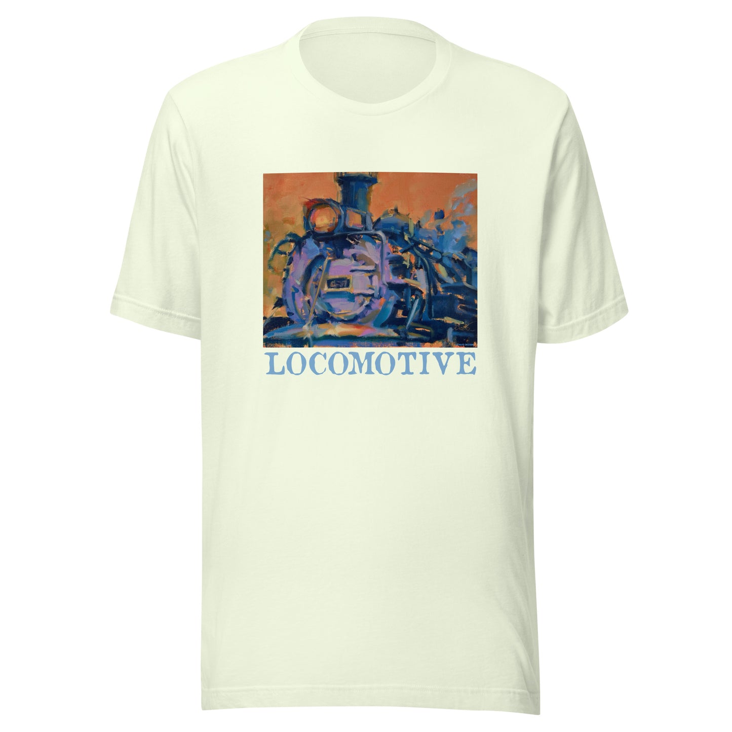 Engine 487 - Locomotive text - Unisex t-shirt