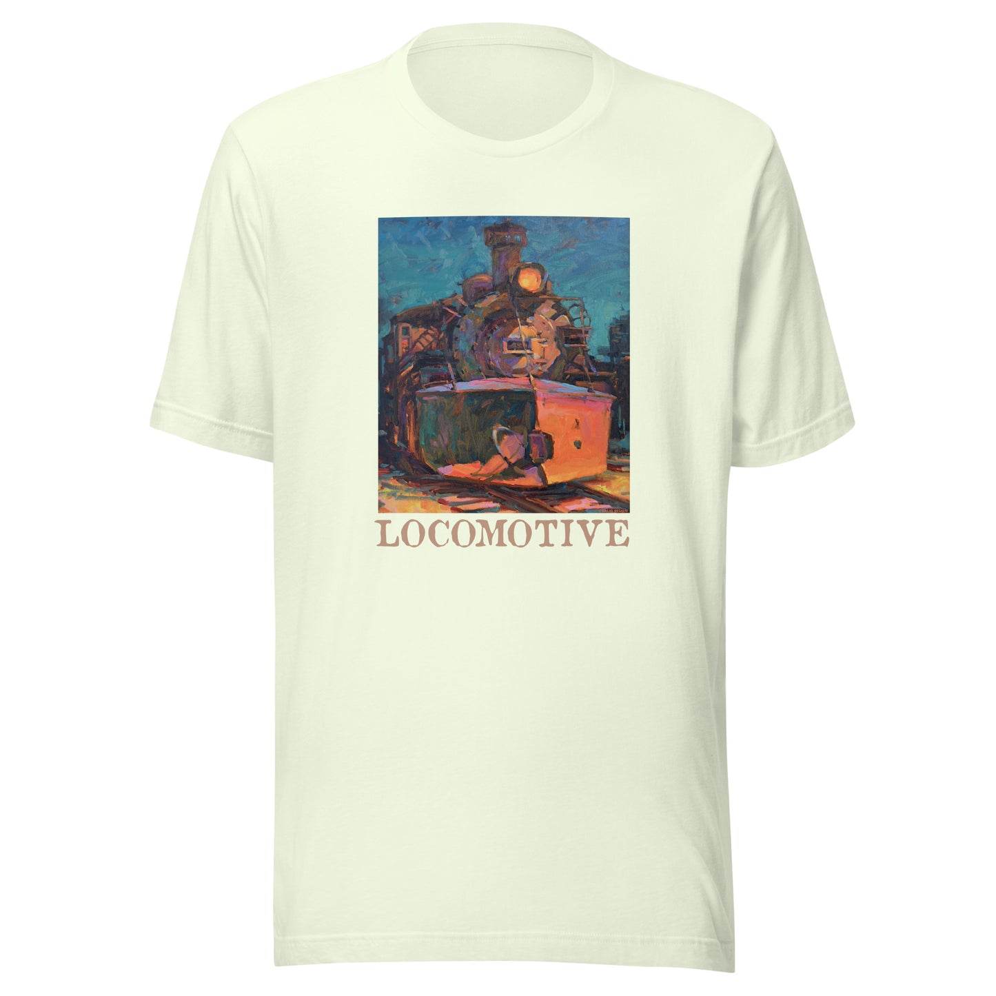 Cumbres Toltec Locomotive - text - Unisex t-shirt