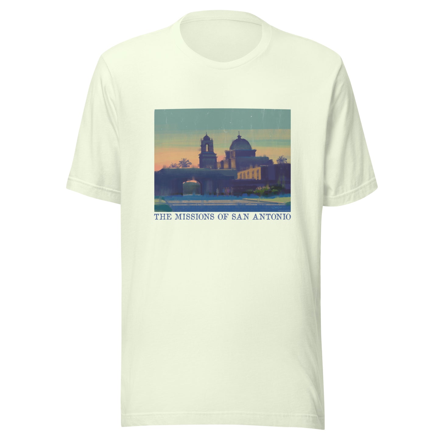 Missions of San Antonio - Dark Font - Unisex t-shirt