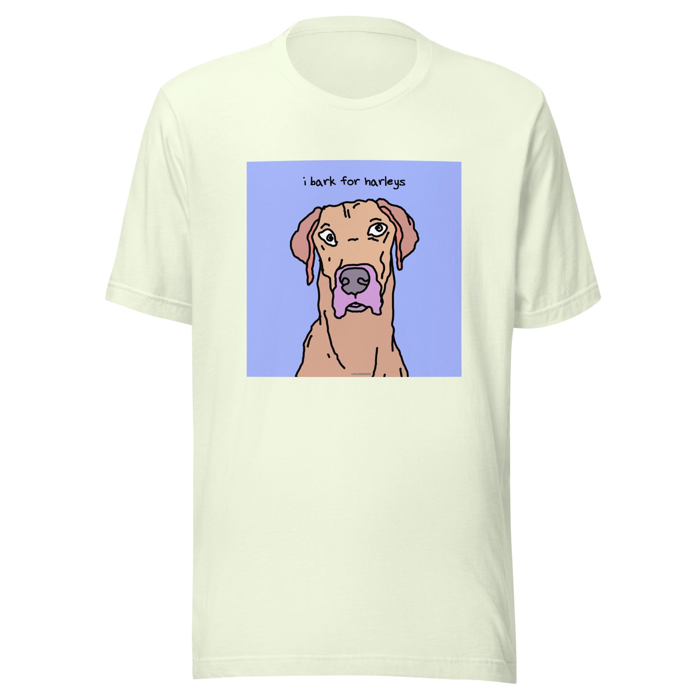 I Bark for Harleys - Unisex t-shirt