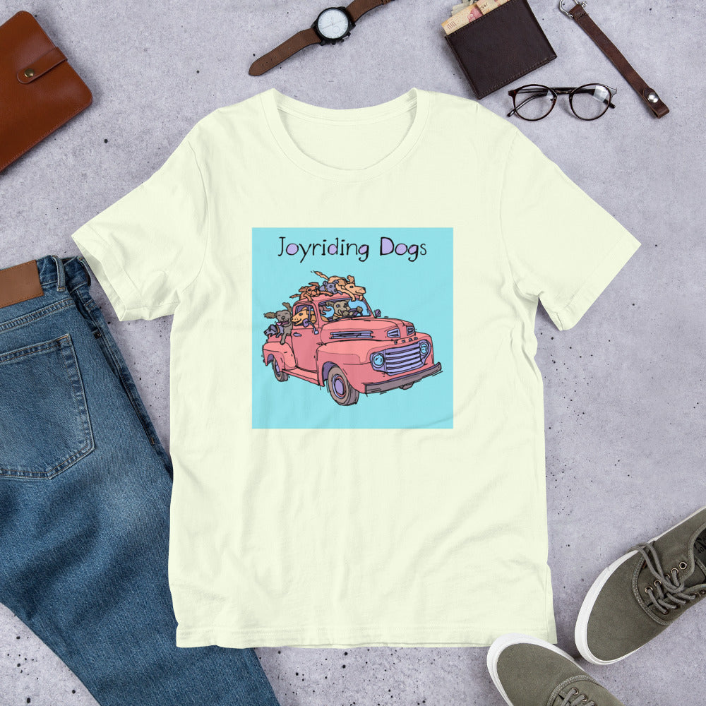 Joyriding Dogs - Red Pickup - Unisex t-shirt