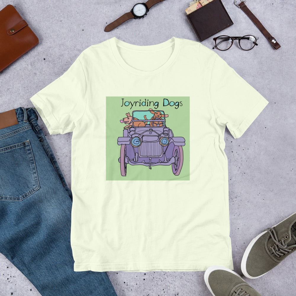 Joyriding Dogs - Violet Car - Unisex t-shirt