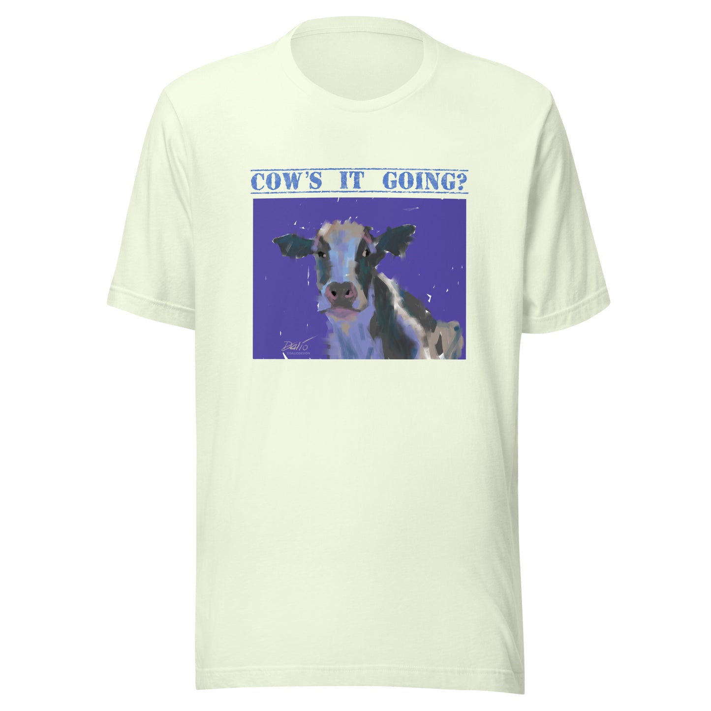 Cow’s It Going - text - Unisex t-shirt
